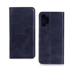 Leather Flip Cover with Internal Pocket for Samsung Galaxy A32 Blue Leather Flip Cover with Internal Pocket for Samsung Galaxy A32 Blue